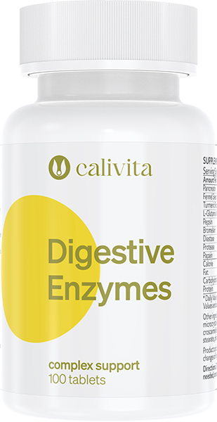 Calivita Digestive Enzymes 100 tabliet - Podpora tráviaceho systému