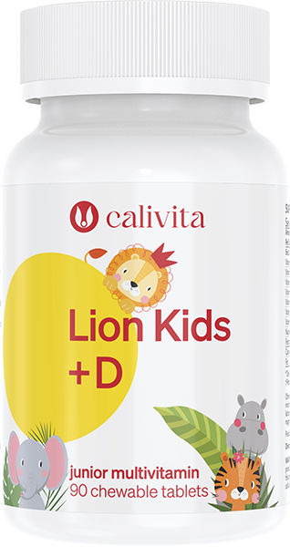Calivita vitamín D Lion Kids - 90 tabliet