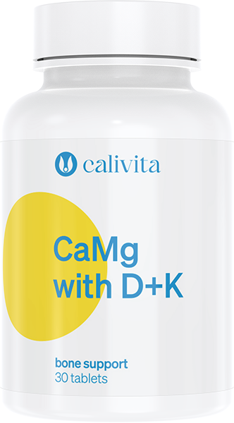 Calivita Magnesium Ca-Mg s vitamínom D a K - 30 tabliet