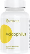 Calivita Acidophilus 100 kapsúl - Baktérie Lactobacillus Acidophilus + Vláknina