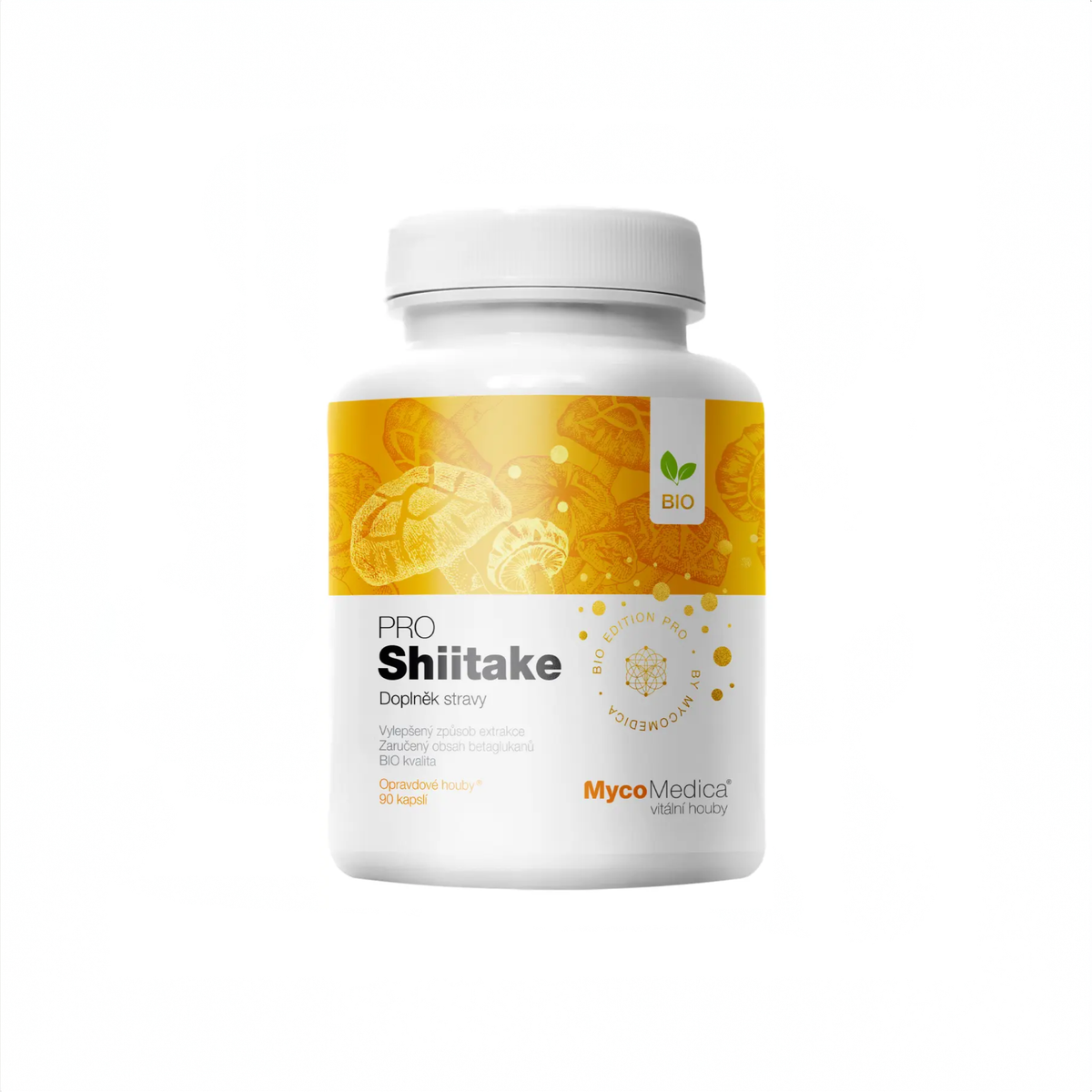 MycoMedica Shiitake PRO 90 rastlinných kapsúl