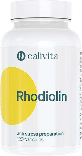 Calivita Rhodiolin 120 kapsúl - Antistresový prípravok + Zinok