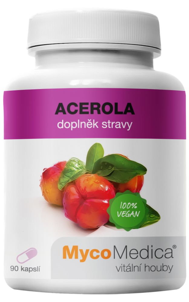 MycoMedica Acerola 90 rastlinných kapsúl