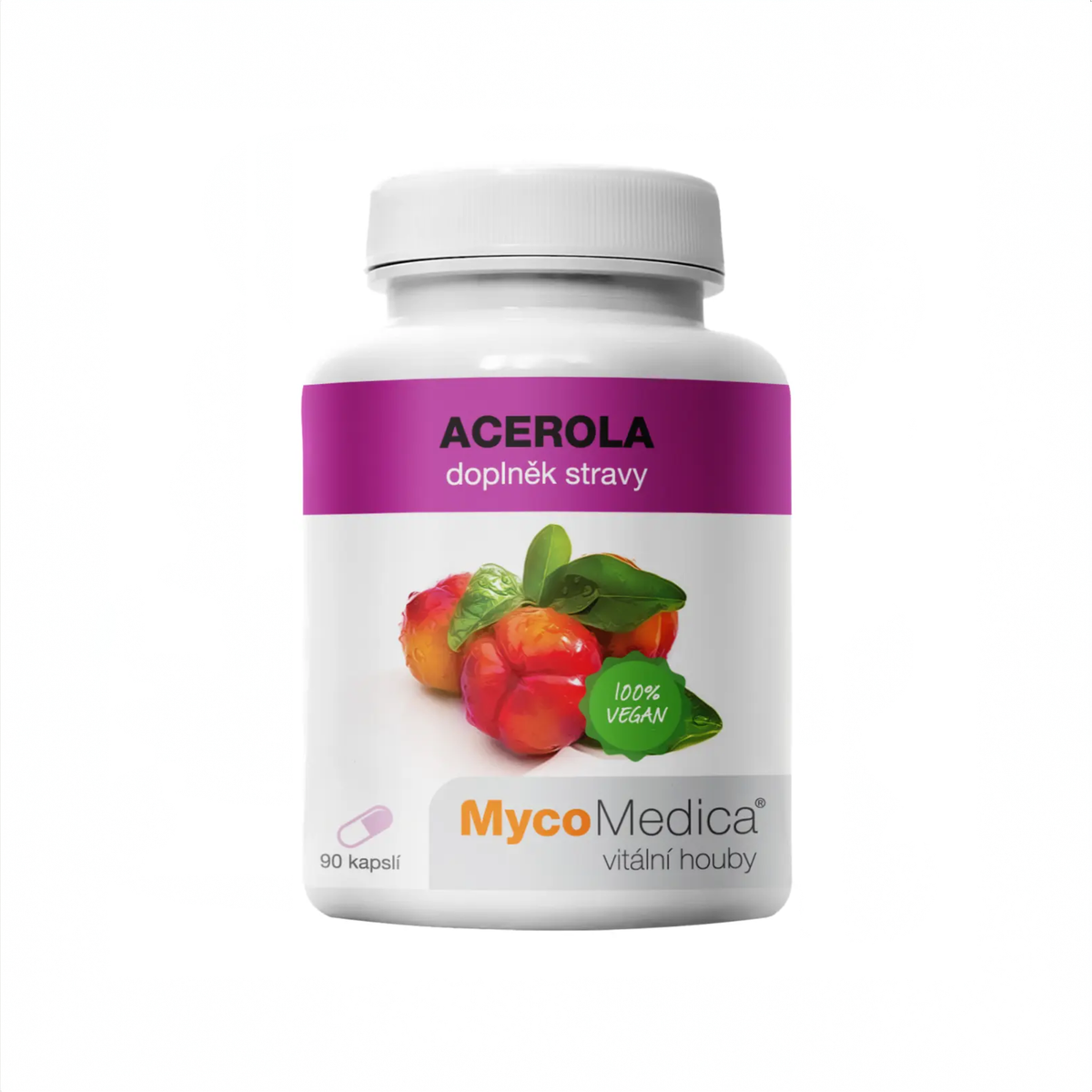 MycoMedica Acerola 90 rastlinných kapsúl