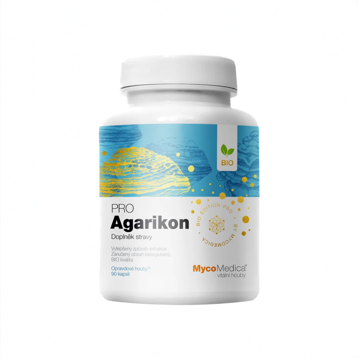 MycoMedica Agarikon PRO 90 rostlinných kapslí