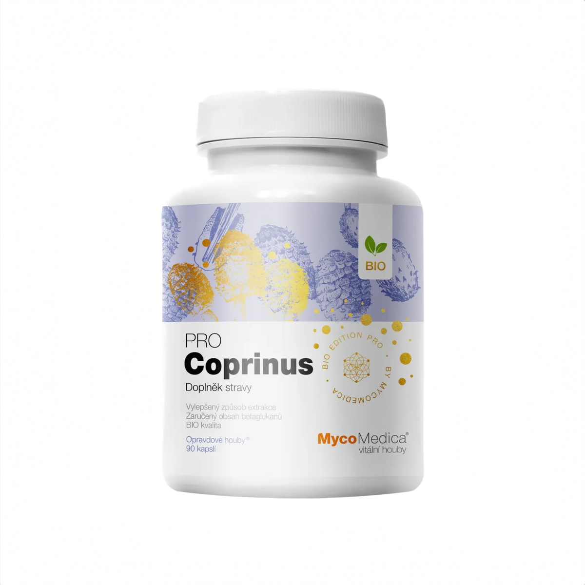 MycoMedica Coprinus PRO 90 rostlinných kapslí