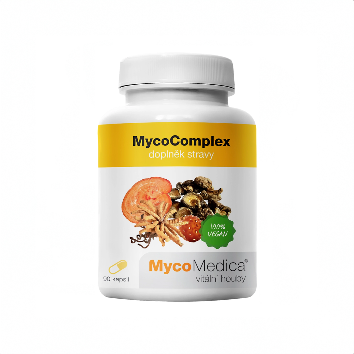 MycoMedica MycoComplex 90 rastlinných kapsúl