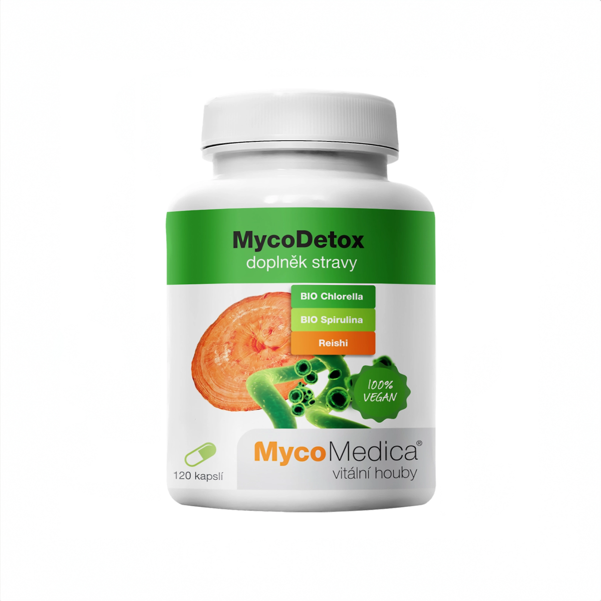 Mycomedica MycoDetox 120 rastlinných kapsúl