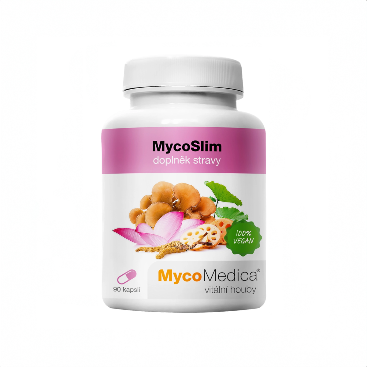 MycoMedica MycoSlim 90 rastlinných kapsúl