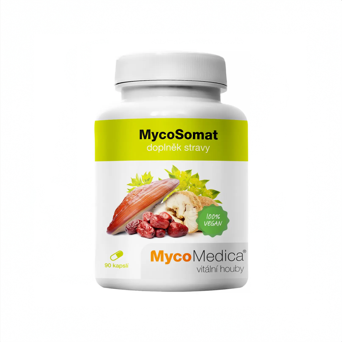 Mycomedica MycoSomat 90 rastlinných kapsúl
