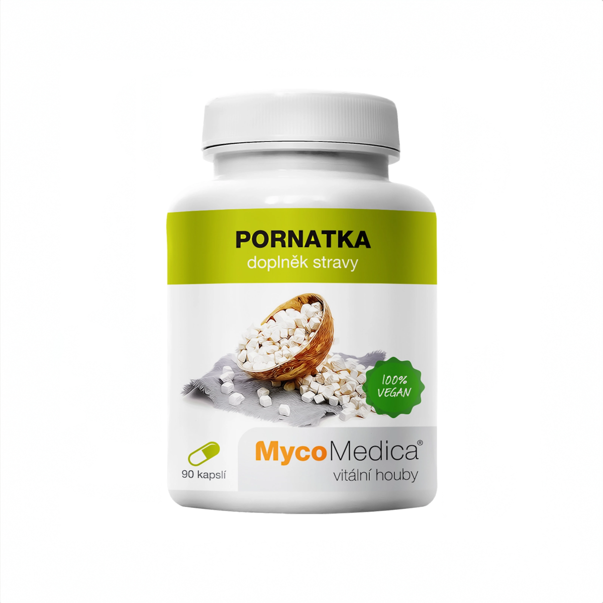 MycoMedica Pornatka 90 rostlinných kapslí