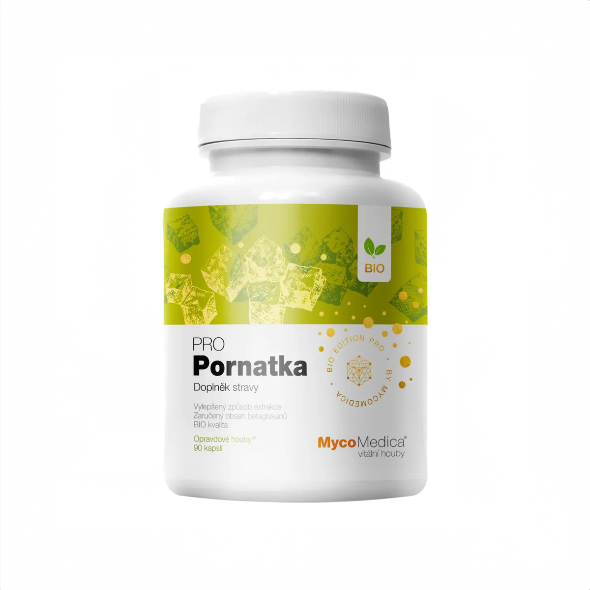 MycoMedica Pornatka PRO 90 rostlinných kapslí
