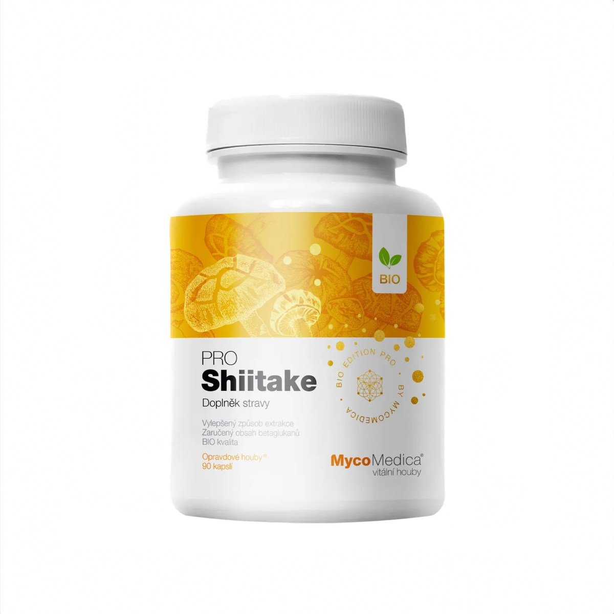 MycoMedica Shiitake PRO 90 növényi kapszula