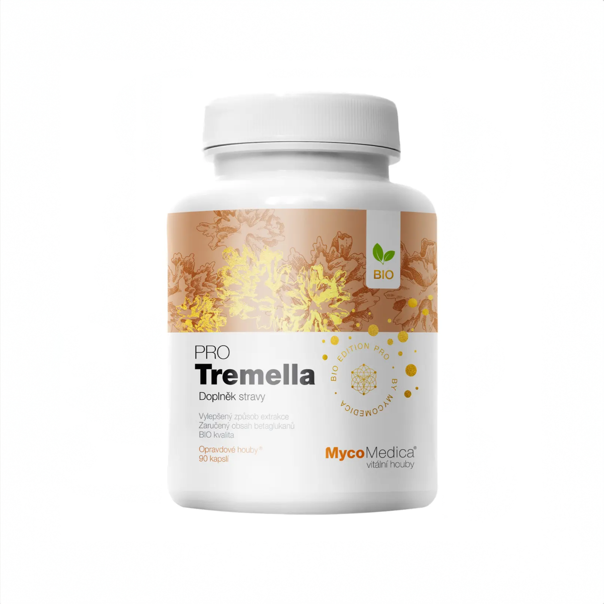 MycoMedica Tremella PRO 90 rostlinných kapslí