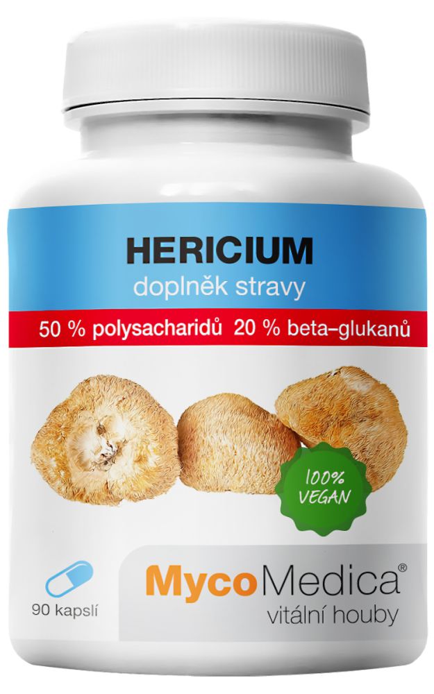 MycoMedica Hericium 50 % 90 rastlinných kapsúl