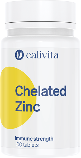 Calivita Chelated Zinc 100 tabliet - Organický Zinok