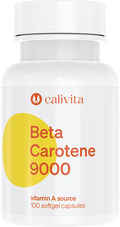 Calivita Beta CaroteneProvitamin Vitamínu A 100 mäkkých kapsúl