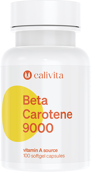 Calivita Beta CaroteneProvitamin Vitamínu A 100 mäkkých kapsúl